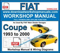 fiat coupe service repair workshop manual